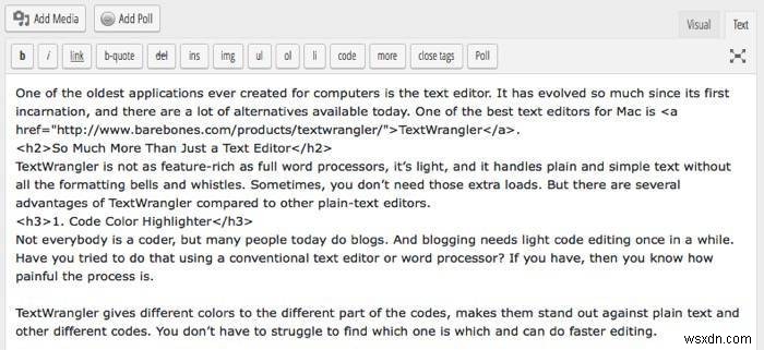 TextWrangler: a Simple Mac Text Editor on Steroids