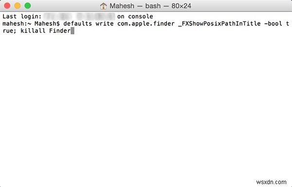 How to Show the Current Path in Finder on Your Mac