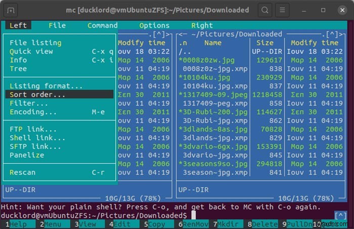 How to Manage Compressed Files with Midnight Commander
