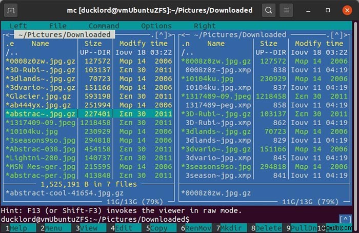How to Manage Compressed Files with Midnight Commander