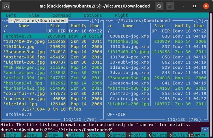How to Manage Compressed Files with Midnight Commander