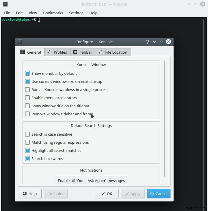 How to Set the Terminal as a Transparent Wallpaper in Kubuntu