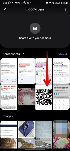 How to Scan QR Codes from a Screenshot or Image on Android and iPhone