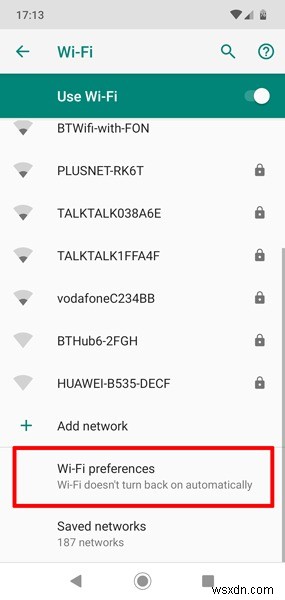 How to Stop Wi-Fi from Turning on Automatically on Android