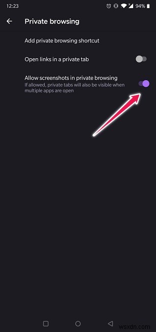 How to Take Screenshots in Incognito Mode in Android