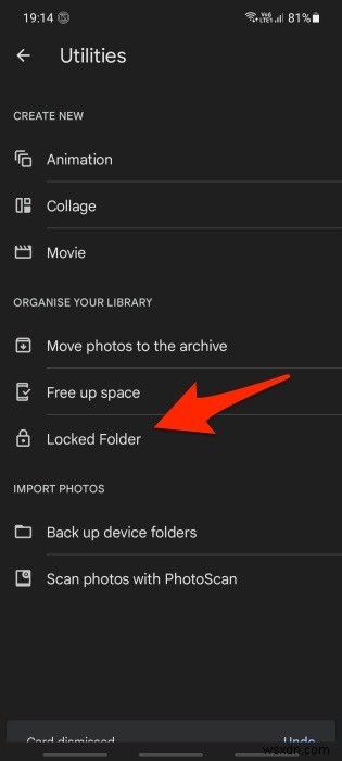 How to Hide Media in Google Photos Using Locked Folder