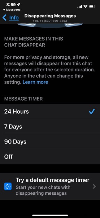 How to Send Disappearing Messages in Popular Chat Apps