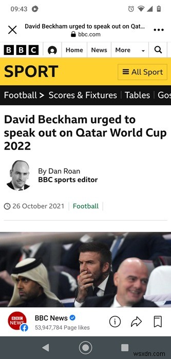 How to Force the Facebook App to Use an External Browser to View Links