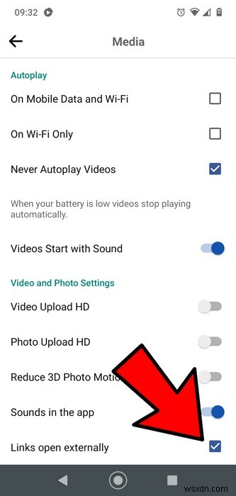 How to Force the Facebook App to Use an External Browser to View Links