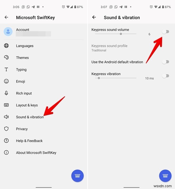 How to Turn Off Keyboard Sound on Android and iPhone