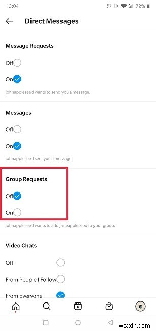 How to Prevent Being Added to Groups on Instagram