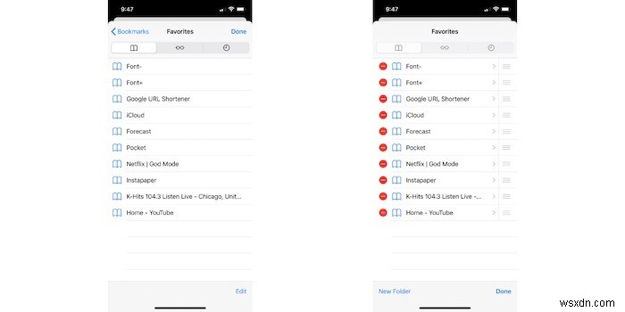 How to Choose New Tab Page Favorites for iOS Safari