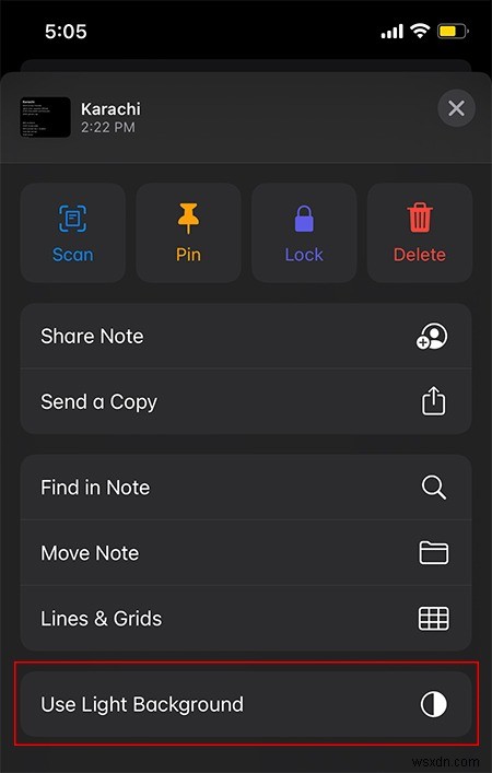 How to Change the Background Color of Notes on iOS