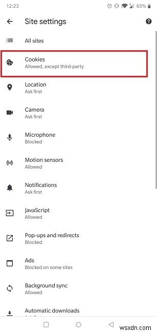 How to Enable Cookies in Your Android Browser