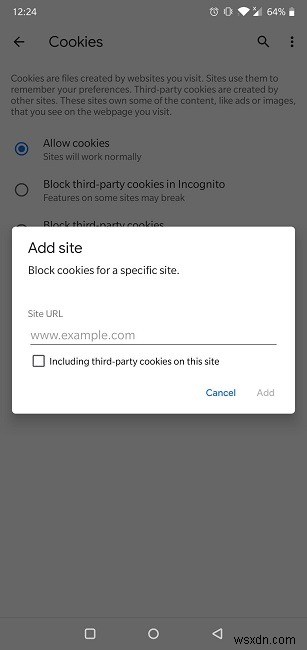 How to Enable Cookies in Your Android Browser