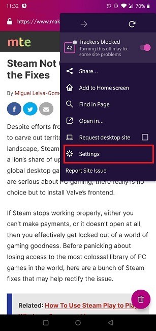 How to Enable Cookies in Your Android Browser