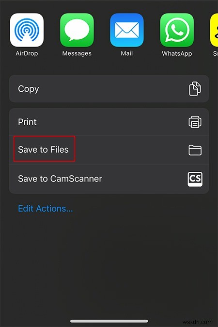 How to Save Files Received in Messages on iOS