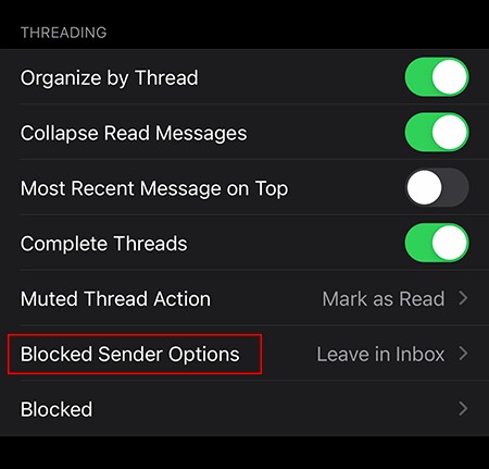 How to Automatically Delete Emails from Blocked Senders in iOS