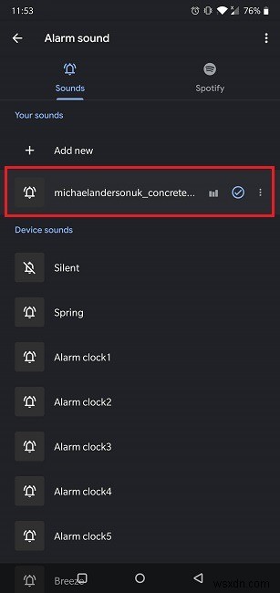 How to Set a Spotify Song as an Alarm on Android