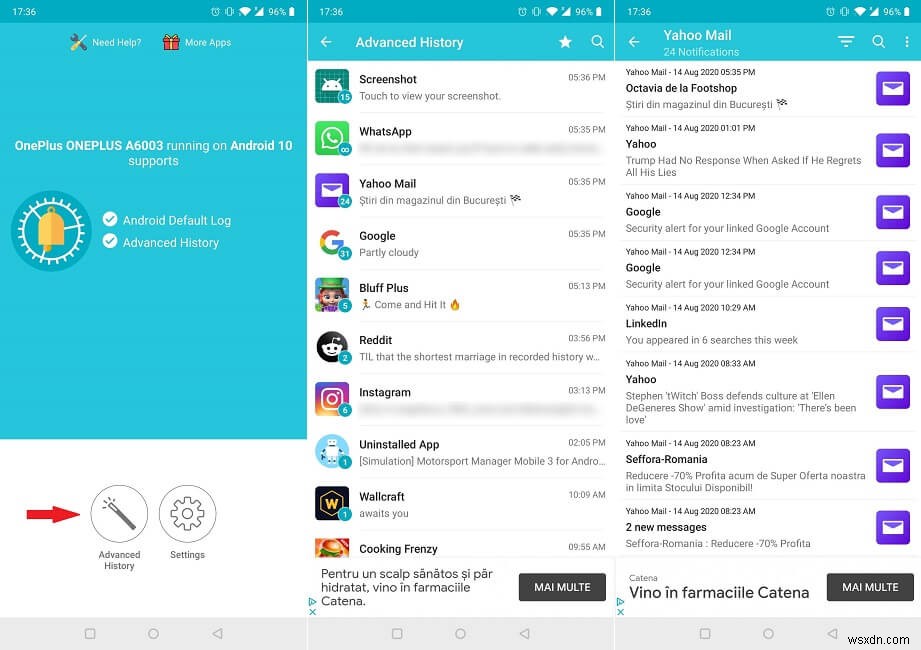 How to View Your Notification History on Android