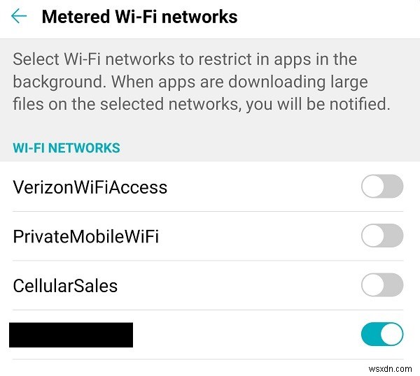 How to Set a Metered Wi-Fi Connection on Android
