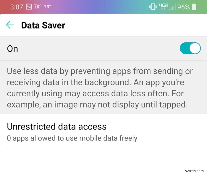 How to Use Data Saver on Android