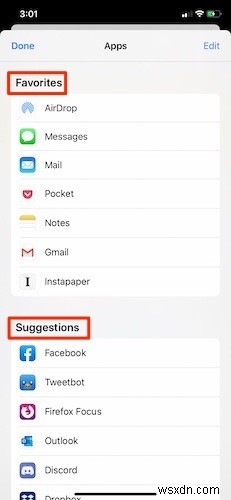 How to Customize the Share Sheet on iOS