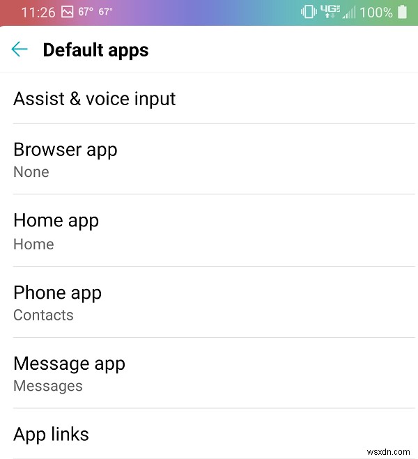 How to Set Default Apps in Android 10