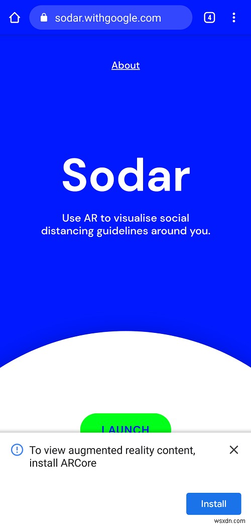 Social Distancing Made Easier with Google Sodar