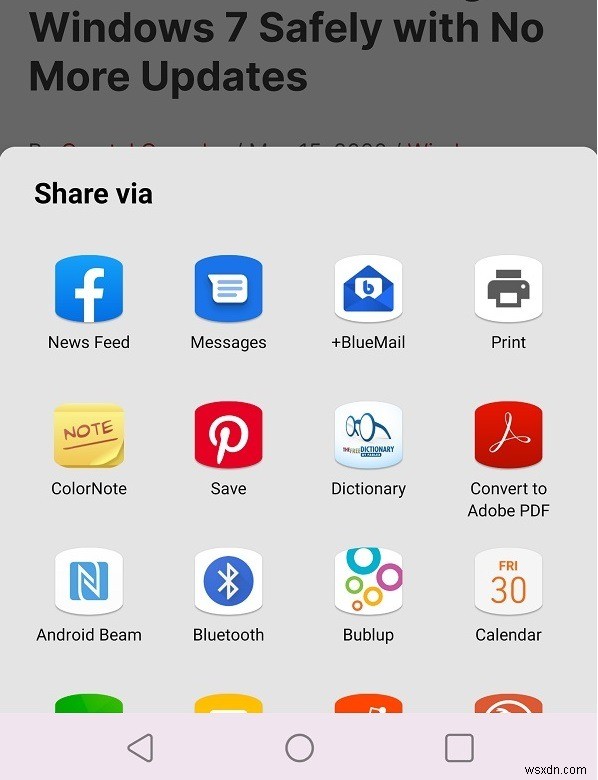 How to Print to PDF from Chrome for Android