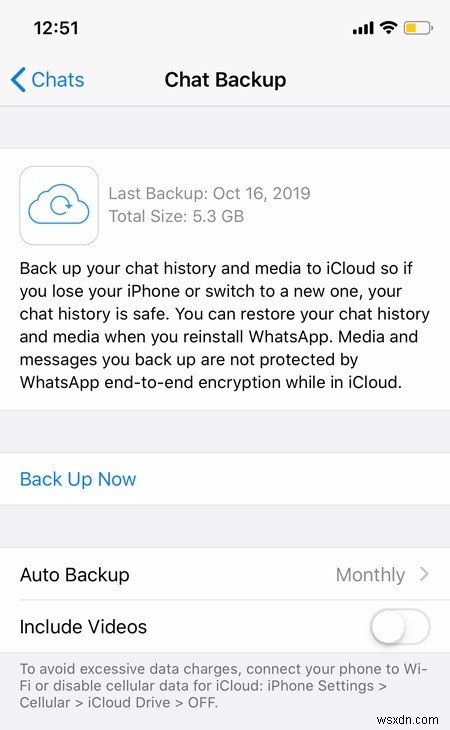 How to Back Up Your Whatsapp Chats in iOS
