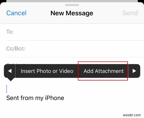 How to Add File Attachments in the Mail App on iOS