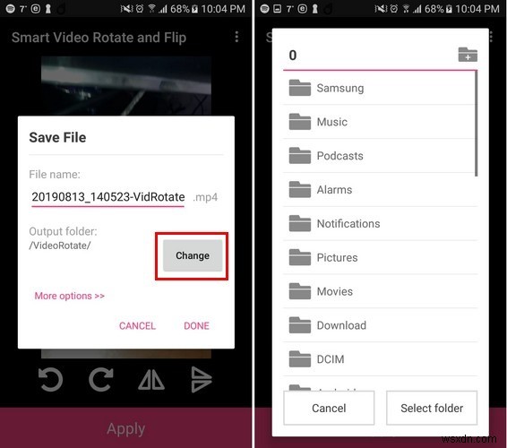 How to Rotate Videos in Android