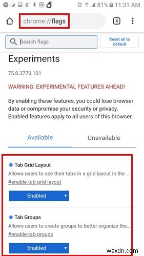 How to Create Groups of Tabs in Chrome – Android