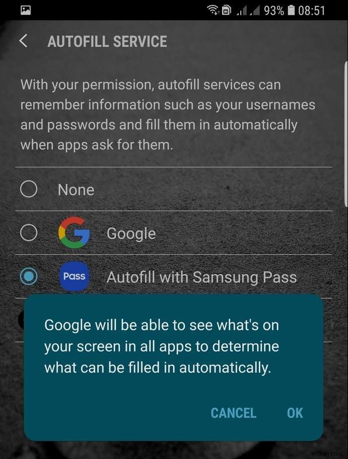 How to Autofill Password in Android