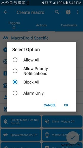 How to Block Notifications When Taking a Picture in Android