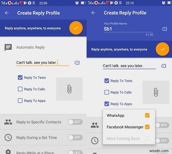 How to Auto Reply from Multiple Messenger Apps