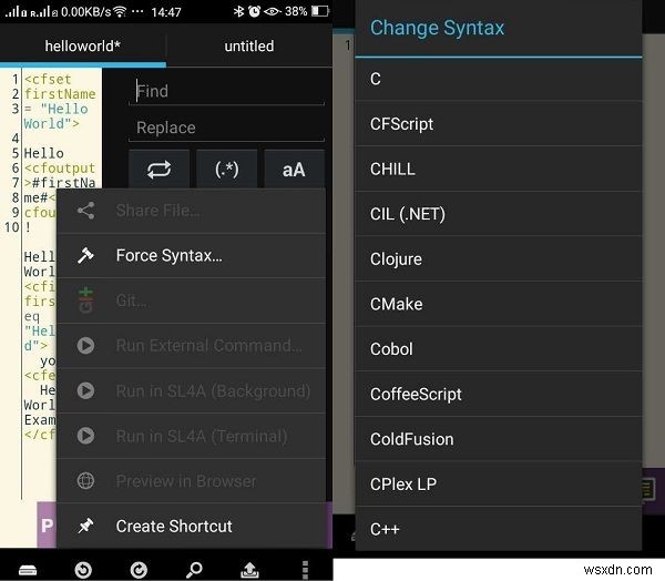 5 Recommended Code Editors for Android