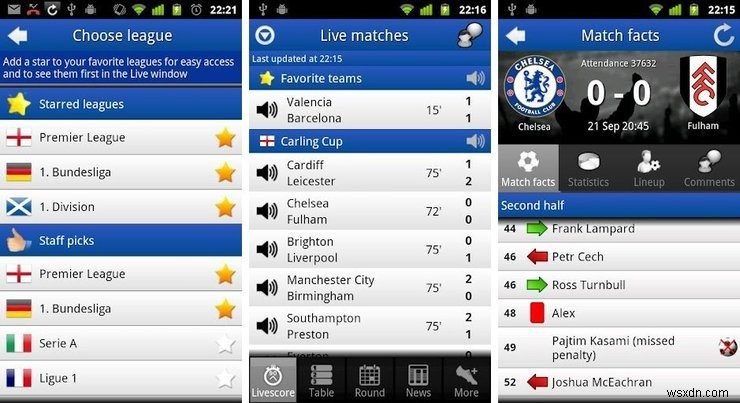 5 of the Best Android Apps for Premier League Fans