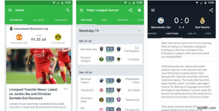5 of the Best Android Apps for Premier League Fans