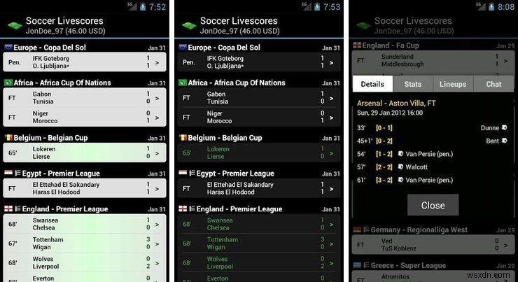 5 of the Best Android Apps for Premier League Fans