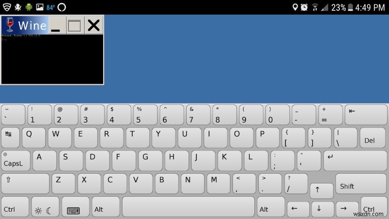 How to use Wine for Android without an External Keyboard