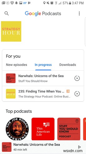 How to Use the New Google Podcasts App
