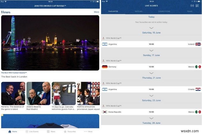 7 of the Best World Cup Apps to Keep Up with World Cup 2018