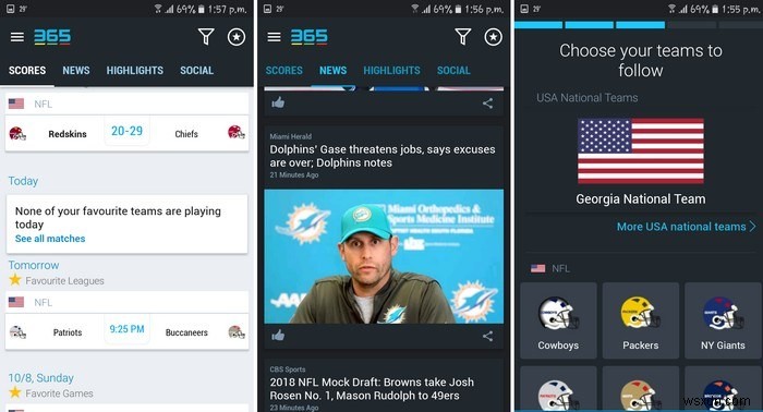 5 of the Best Android Apps for NFL Fans