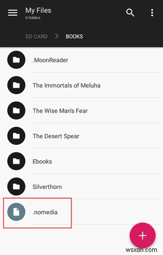 How to Prevent Files from Showing Up in Media Players in Android