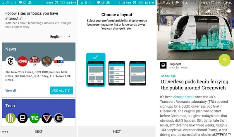 6 of the Best RSS Readers for Android
