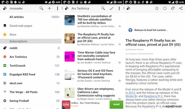 6 of the Best RSS Readers for Android