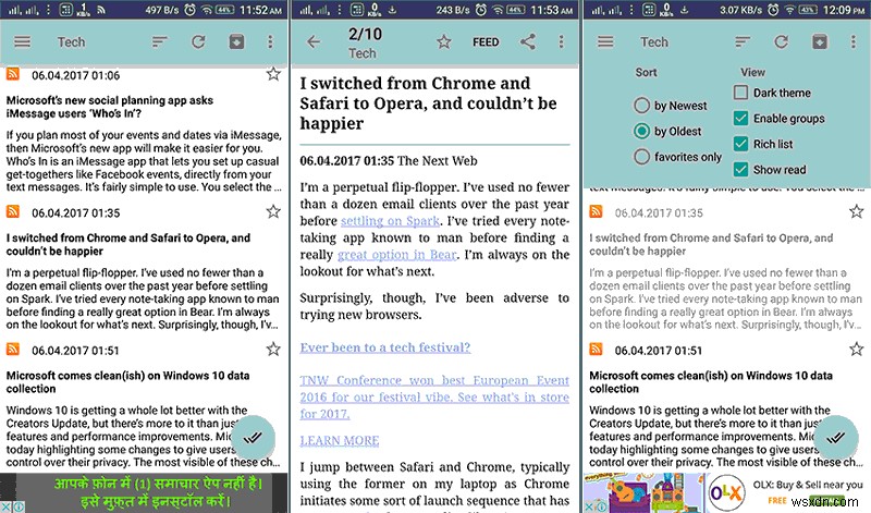 6 of the Best RSS Readers for Android