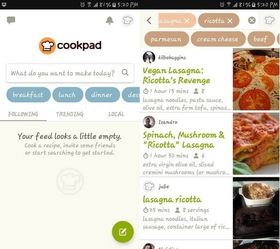 5 of the Best Recipe Managers for Android